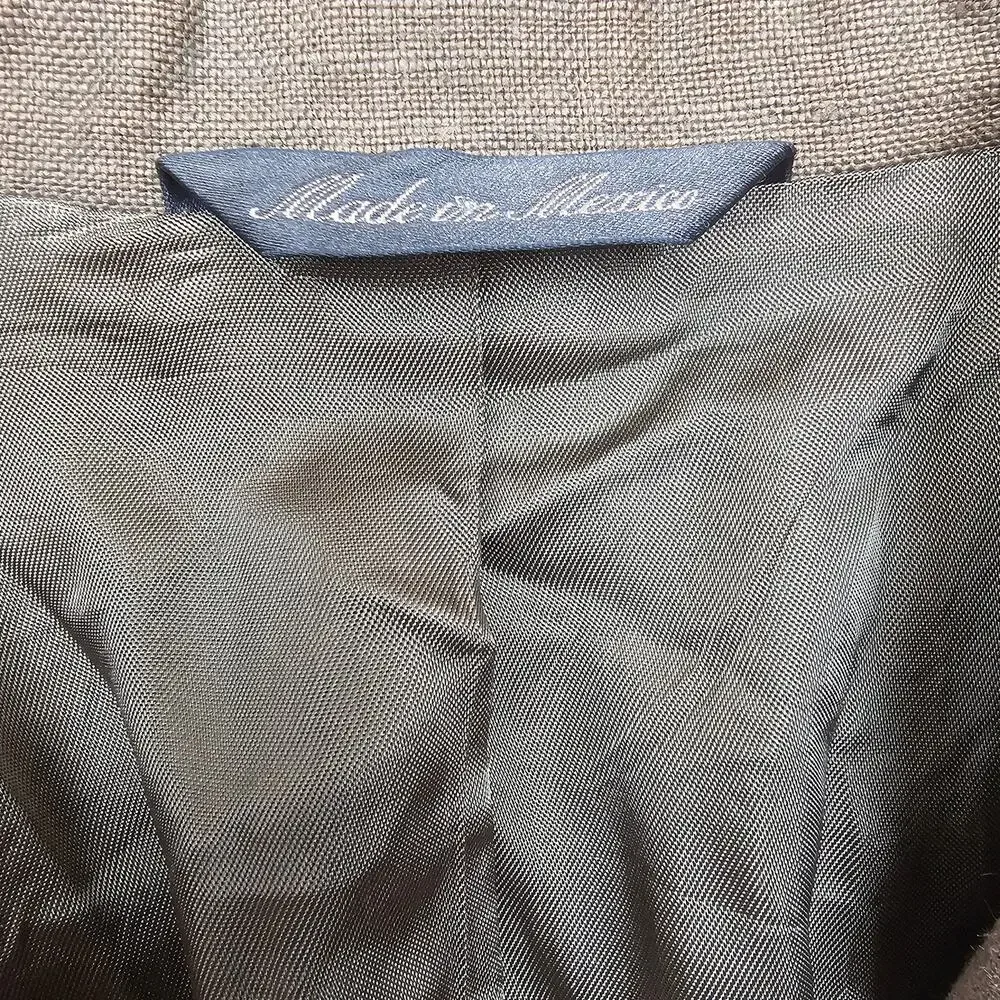 EDDIE BAUER 100% Belgian Linen Sport Coat Men's 38R 2 Button Elevated Minimalist
